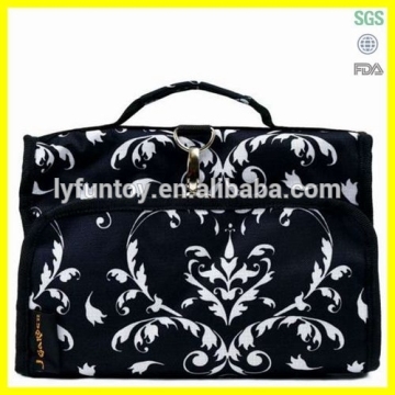 popular cosmetic bags for lady satin cosmetic bag