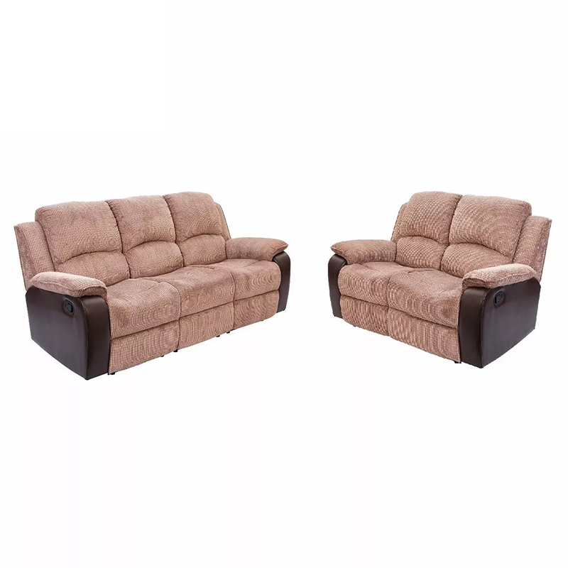 3 Seaters Fabric Reclined Sofa