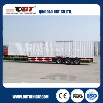 Enclosed Box / Van Semi Trailer Truck Trailer For Sale