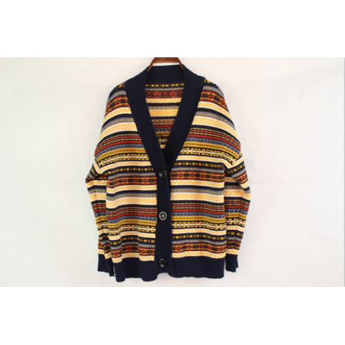 Cardigan de pull en tricot pour femmes vintage personnalisées