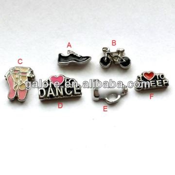 good quality floating locket letter charms saying floating charms