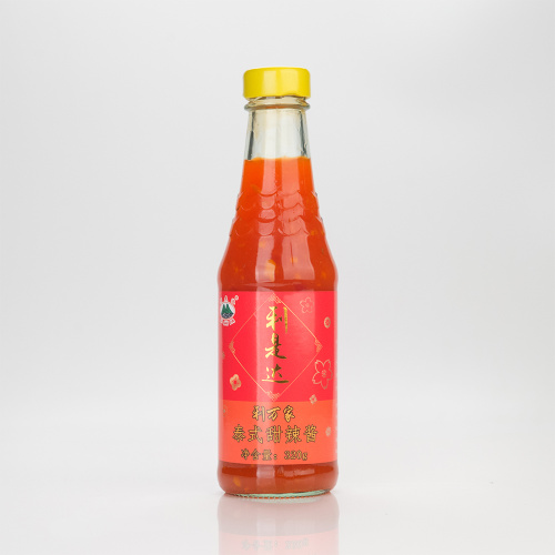 Sauce thaïlandaise au piment doux 320g dans une bouteille en verre