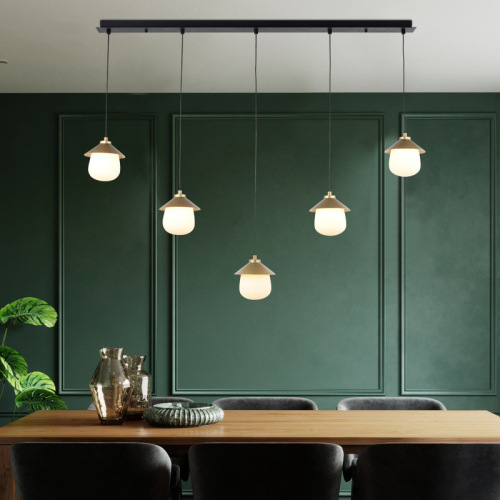 LEDER Kuningan Logam Pendant Light