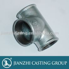 G.I. fitting - tees reducing (beaded)