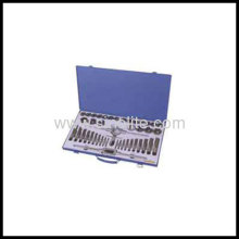 45pcs Of Taps And Dies Set Asme/ansi B94.9, 20pcs Round Dies, 20pcs Taps, 1pc Die Stock,tap Wrench,screwdriver?