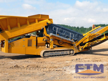 Portable Mining Stone Mobile Crusher Plant