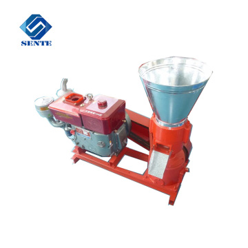 Diesel engine powered small feed granulator mill