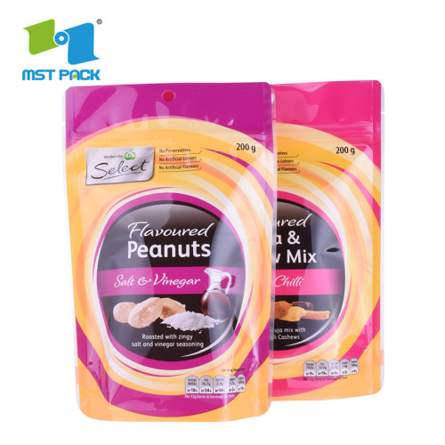 Pochettes ziplock en mylar imprimées sur mesure