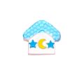 Kawaii Simulation Moon Star House Flatback Harz Cabochon Handwerk Haarschmuck DIY Verschönerung für Scrapbooking Dekor