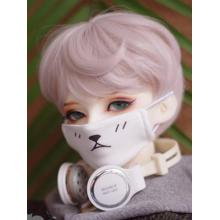 BJD Boy/Girl White Face Mask For YOSD/MSD/SD/70CM Doll