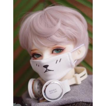 Máscara facial BJD menino / menina branca para boneca YOSD / MSD / SD / 70CM