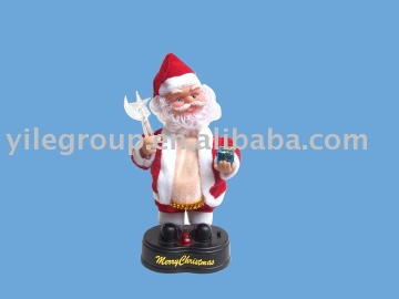 8" santa twitched belly/santa claus toys/christmas gift
