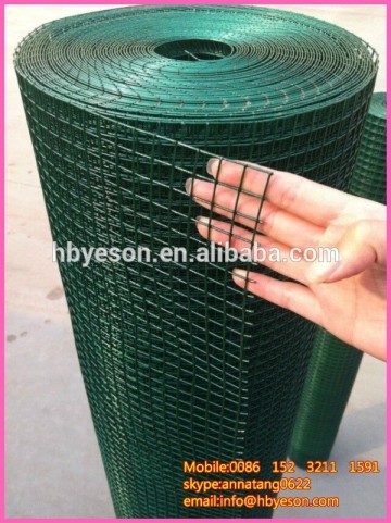 welded wire mesh / green coating wire mesh / pvc coating welding mesh