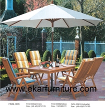 Coffee table teak wood outdoor chairs FWM-008