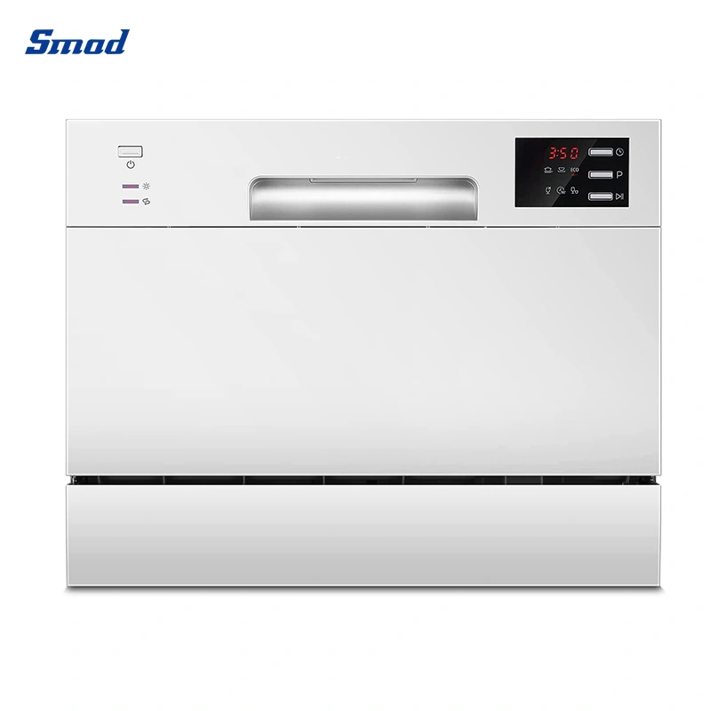 Smad 6 Place Settings Home Mini Countertop Dish Washers Machine