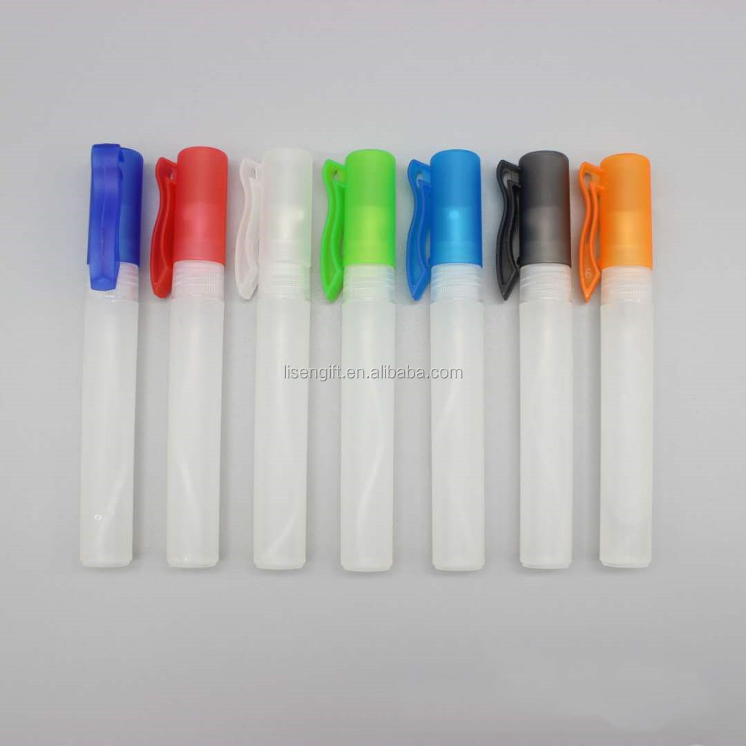 Factory Direct Sale ABS Material Custom Spray Bottle Perfume Plastic Bottle Hand Sanitizer Bottle