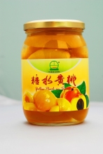 Canned fruit of Yellow peach