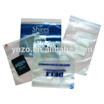 Custom printed ziplock plastic bag