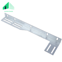 Durable 3-Hole Punch Slotted Flag Angle Bracket for Garage Doors