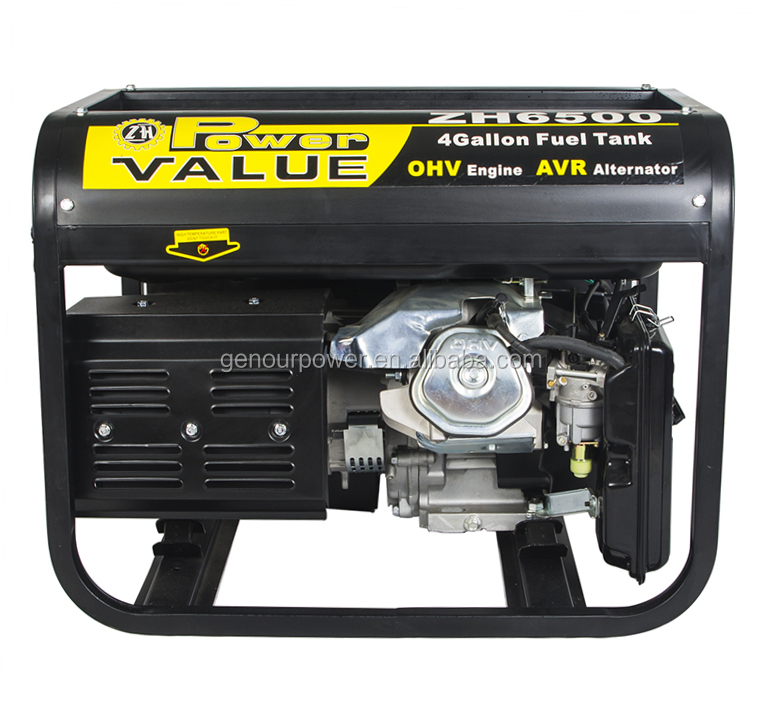 NEW DESIGN COMPETITIVE PRICE electric 188F OHV engine 13HP single phase 100% copper wire 5KW 6KW 5KVA Gasoline generator