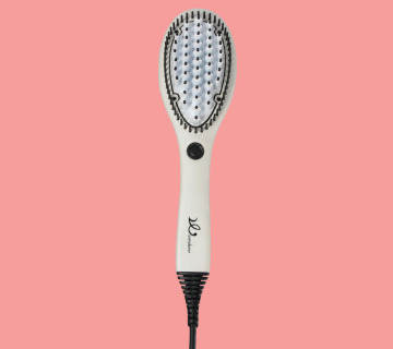 Hair Straightening Brush Ceramic Tool