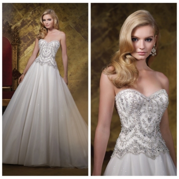 sweetheart bling puff ball gown wedding dress patterns