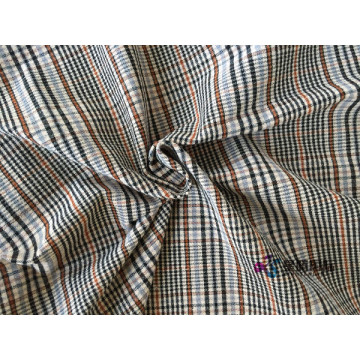 2018 Check Polyester Stretch Fabric