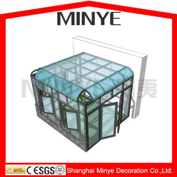 2015 newest design made in China aluminum portable used lowes sunrooms/ sunrooms& glass houses/aluminium used sunroom