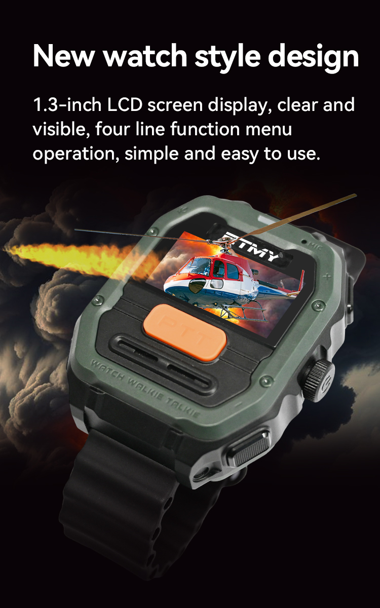 POC watch CW1 4G POC CAT-1 ZELLO POC GLOBAL GPS Public Networkp Walkie Talkie TYPE-C watch