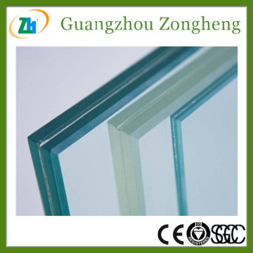 solid structure clear laminated glass technique tempered glass