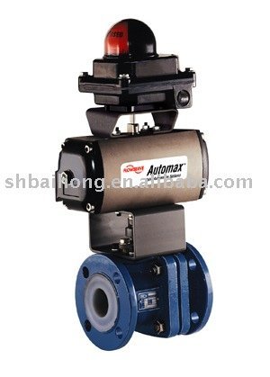 Actuated Valve (Actuated Ball Valve,PFA Lined Valve)