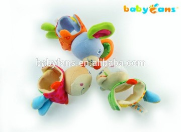 lovely baby rattle baby infant teether baby plush rattle toy