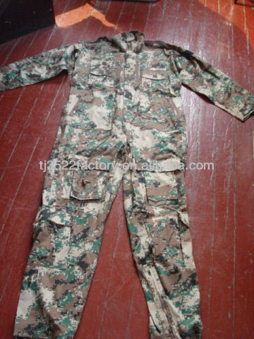 Military camo coverall
