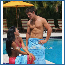 Microfiber suede towels baths