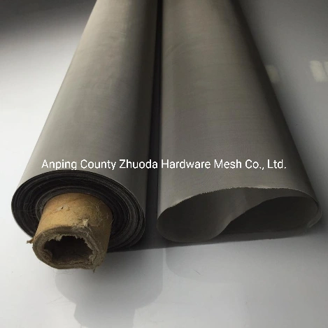 China Zhuoda Brand Low Price Woven Titanium Wire Mesh Cloth