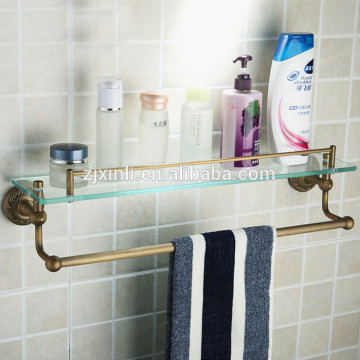 Brass Bathroom Shelf, Bronze Finish Bathroom Accessories, X16001O