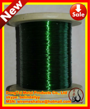 painted wire green iron wire florist wire (manufacture)