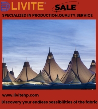 Livite 500gsm glossy sliding-shed fabric