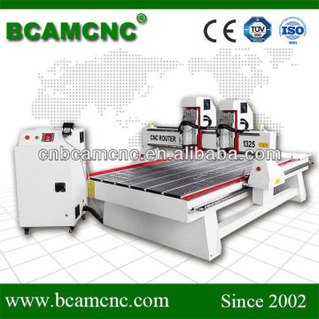 Double heads wood cnc router BCM1325-2 head/ hobby cnc router for wood