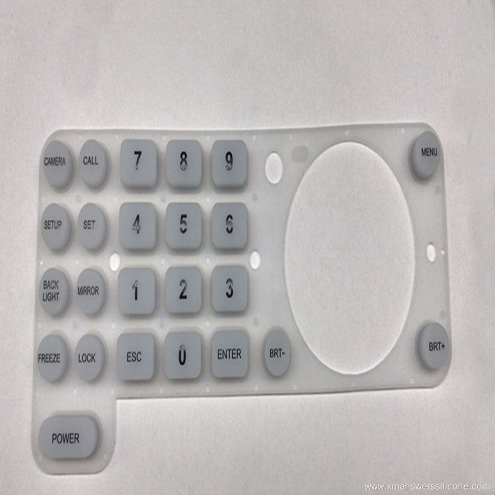 Custom Silicone Rubber Electronic Illuminated Push Button