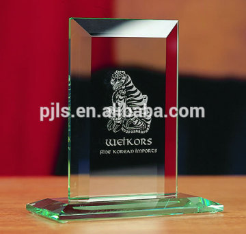 Laser Crystal Jade Glass Award Trophy