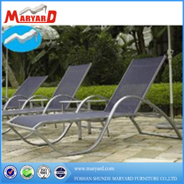 Mesh fabric Aluminum Armrest Sun Lounger