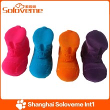 Cute Pet Dog Flocking Shoes Toys Lucky Dog Toy Products