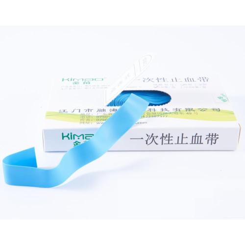 Hot Sale Disposable Tourniquet Blue Flat