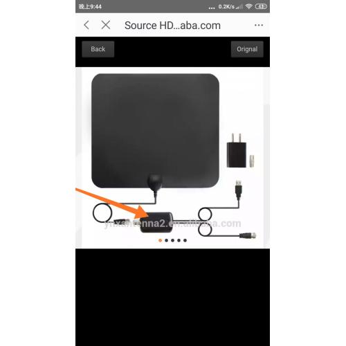 Rectangle Thin Film TV Antenna with 3M Glue