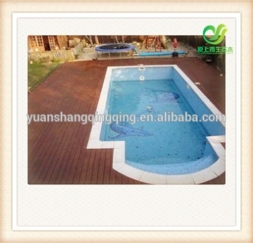 top quality outdoor WPC decking / wood plastic composite floor