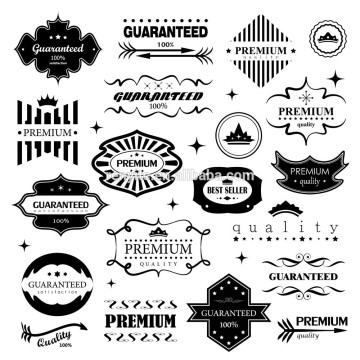 white black logo sticker adhesive labels customized labels popular label