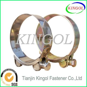 High Band tension bolt hose clamps