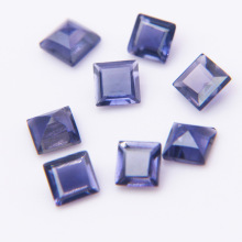 Natural High Quality Iolite Square Bulk Loose Stones