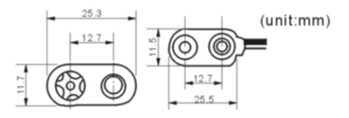 FBBC1137B-1 battery holder